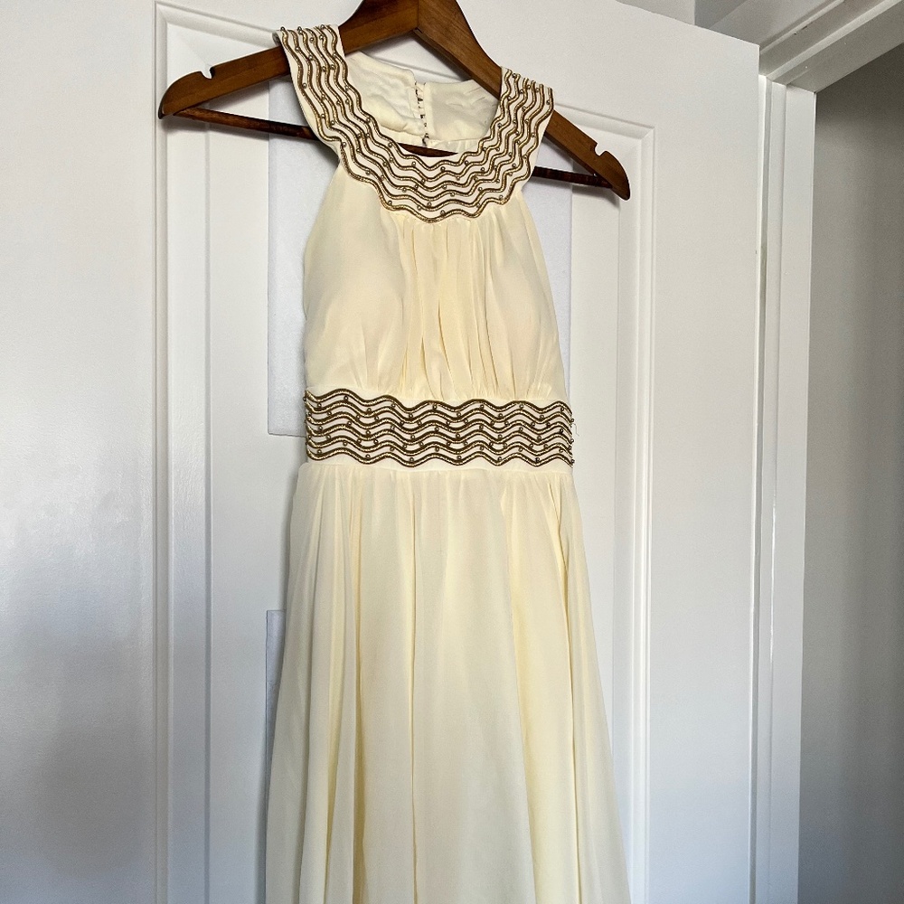 Ivory Knee Length Dress